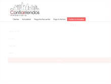Tablet Screenshot of confiarriendos.com